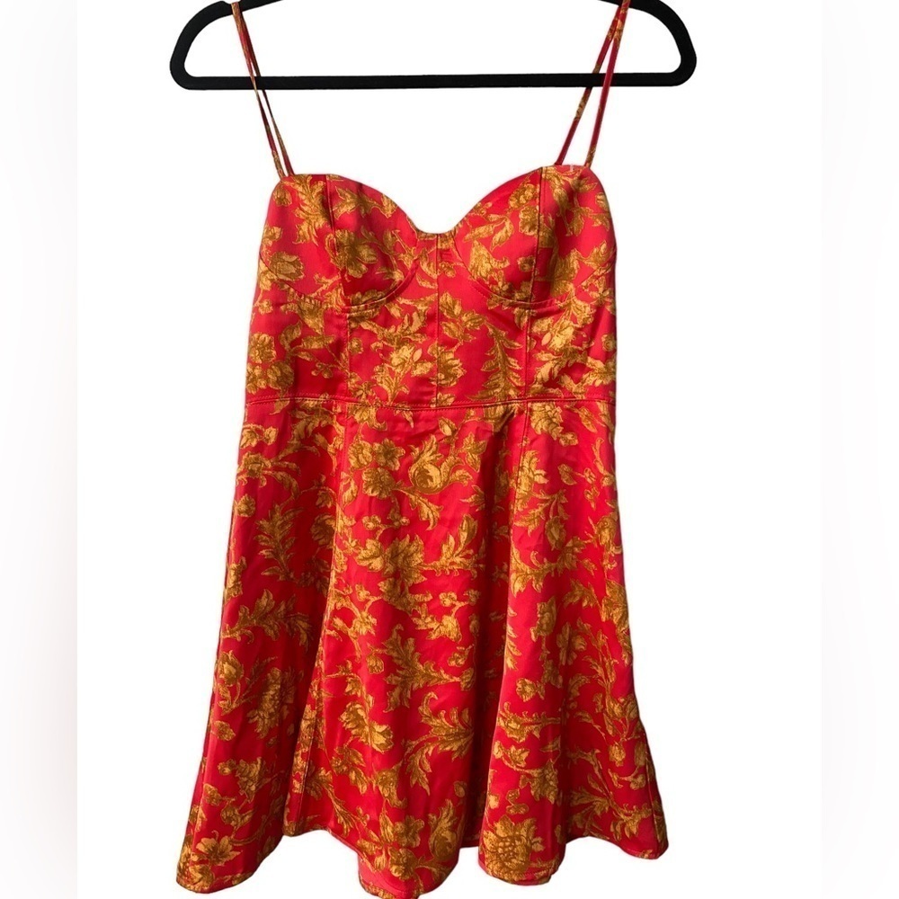 Urban Outfitters Y2K Corset‎ Boho Babydoll Dress Size S Bustier Cowgirl Smocked